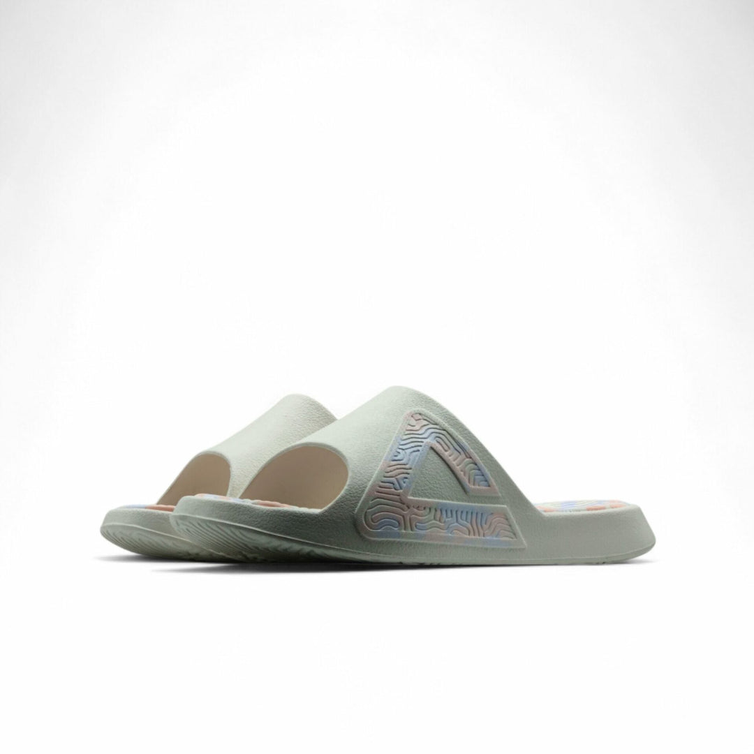 Claquette homme PEAK Taichi blanc canvas - vue arrière