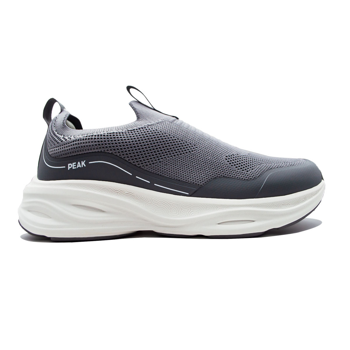 Peak Taichi Baskets Casual Homme Gris Argent