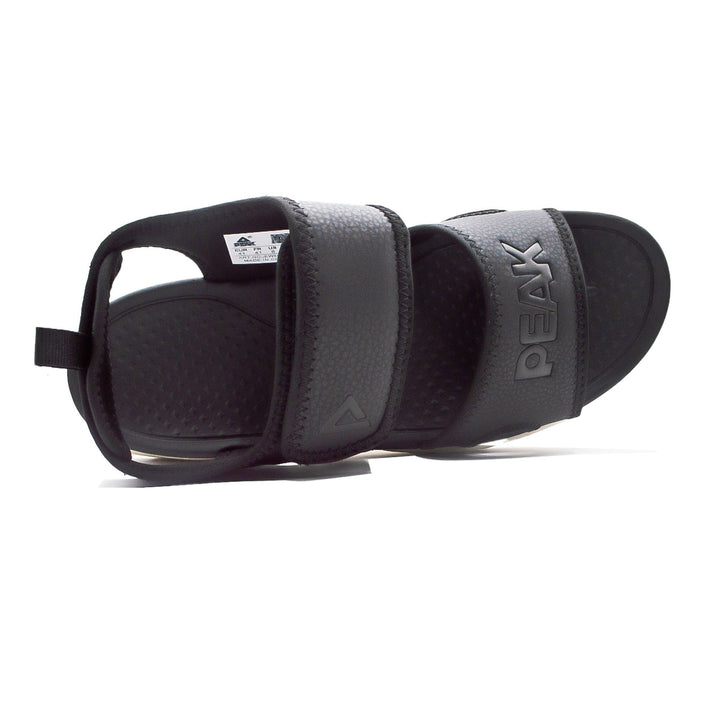 Sandale homme PEAK Taichi noir beige - vue de dessus