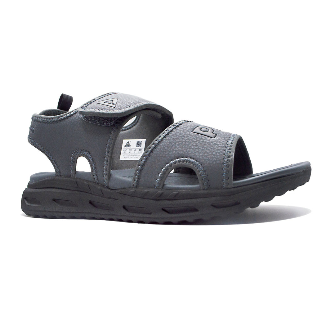 Sandale homme PEAK Taichi gris noir - vue arrière