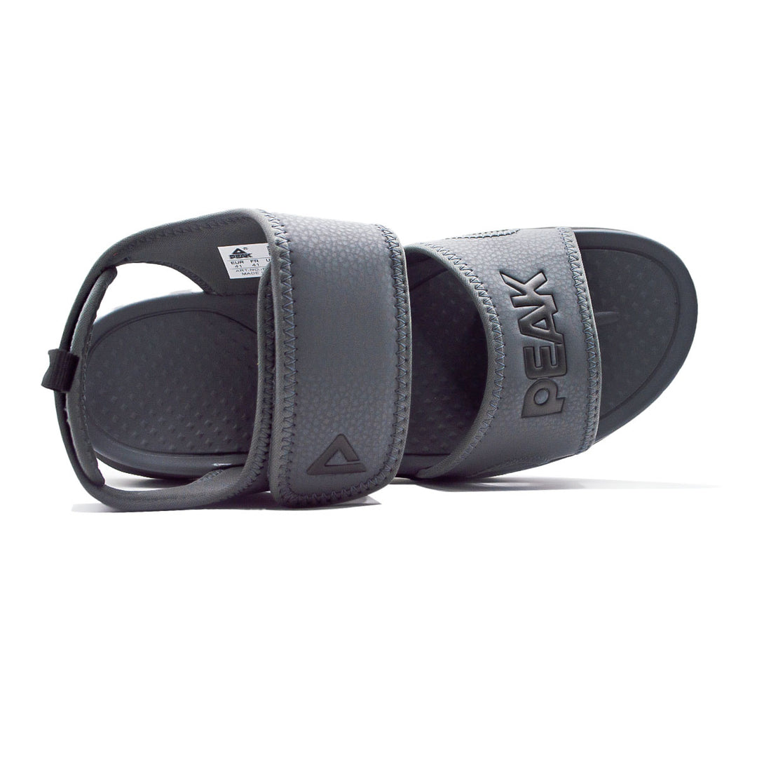 Sandale homme PEAK Taichi gris noir - vue de dessus