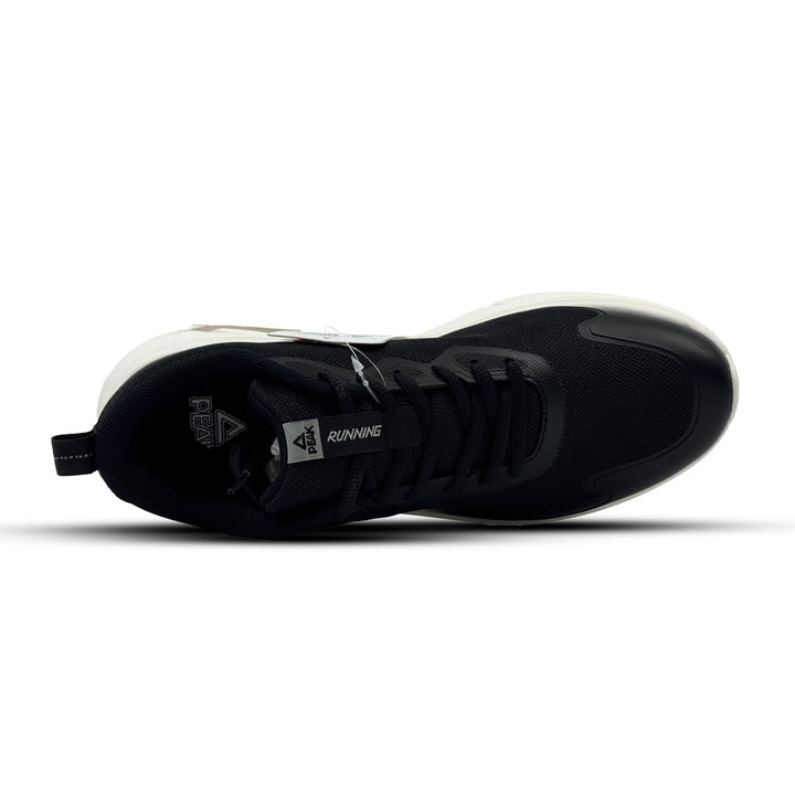 Chaussure running homme PEAK Taichi noir blanc - vue arrière