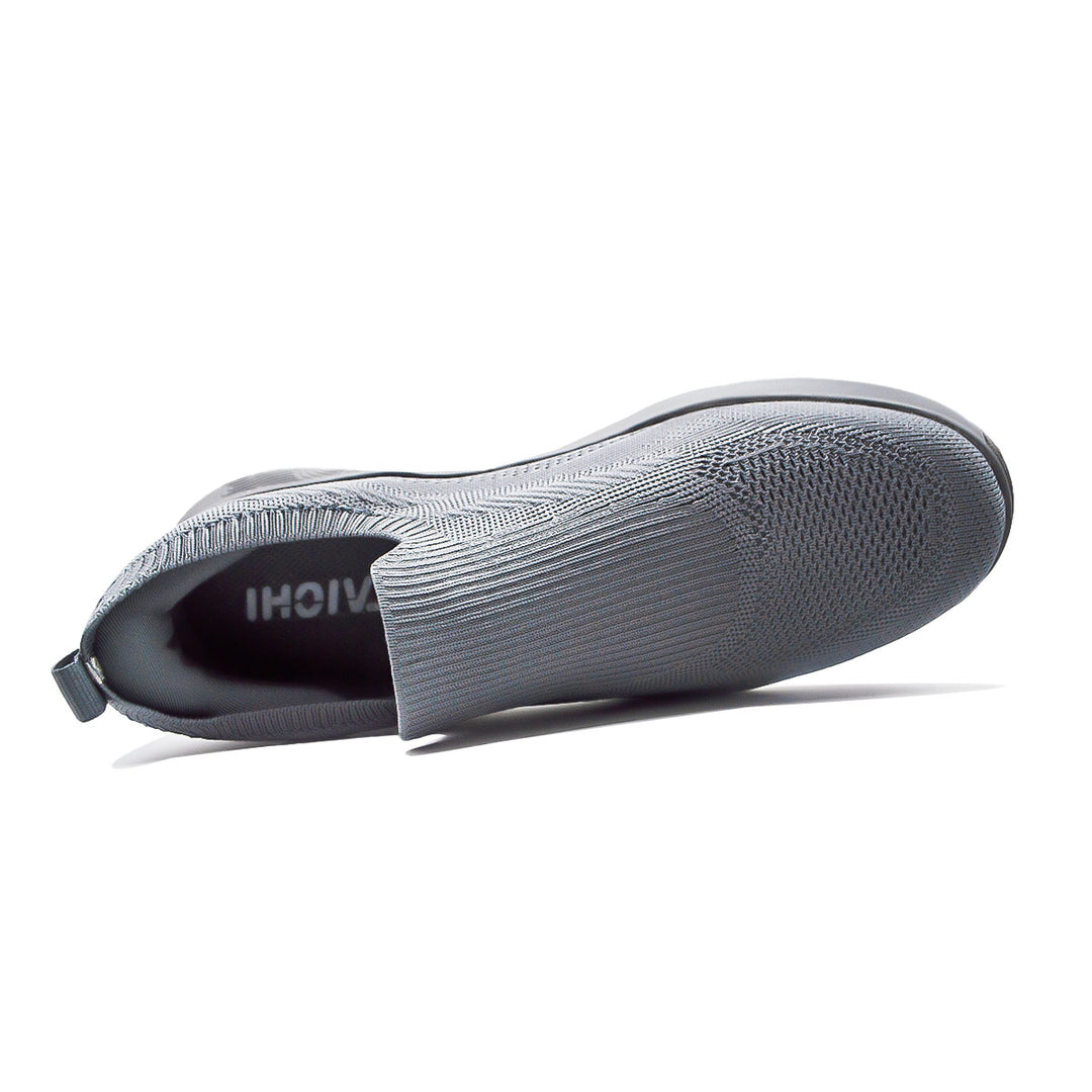 Chaussure slip-on homme PEAK Taichi gris paloma - vue de dessus