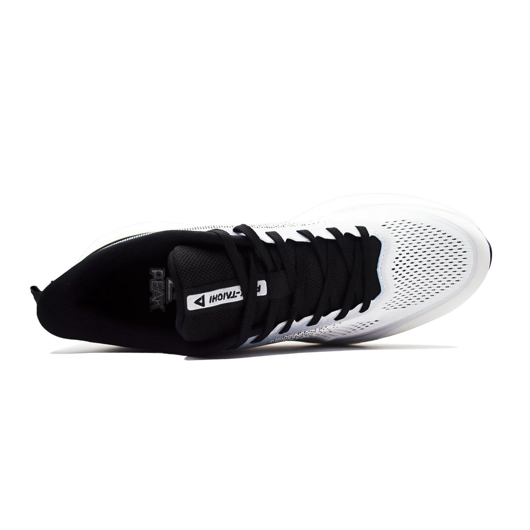 Chaussure casual homme PEAK Taichi gris clair noir - vue de dessus