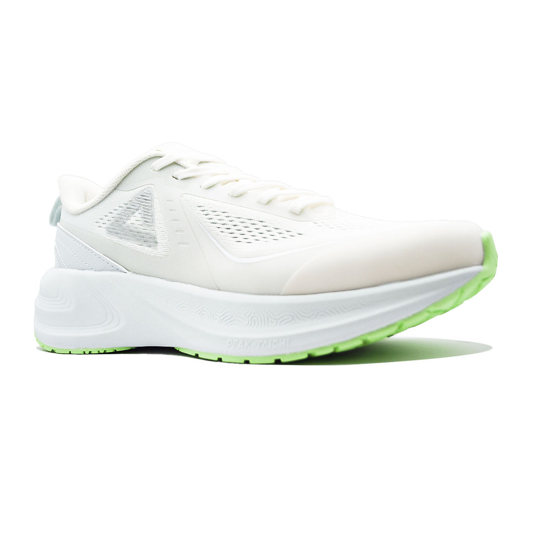 Chaussure running homme PEAK Taichi blanc bleu clair - vue arrière