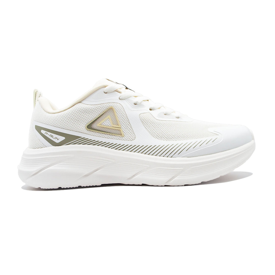 Chaussure running homme PEAK Taichi blanche - vue latérale