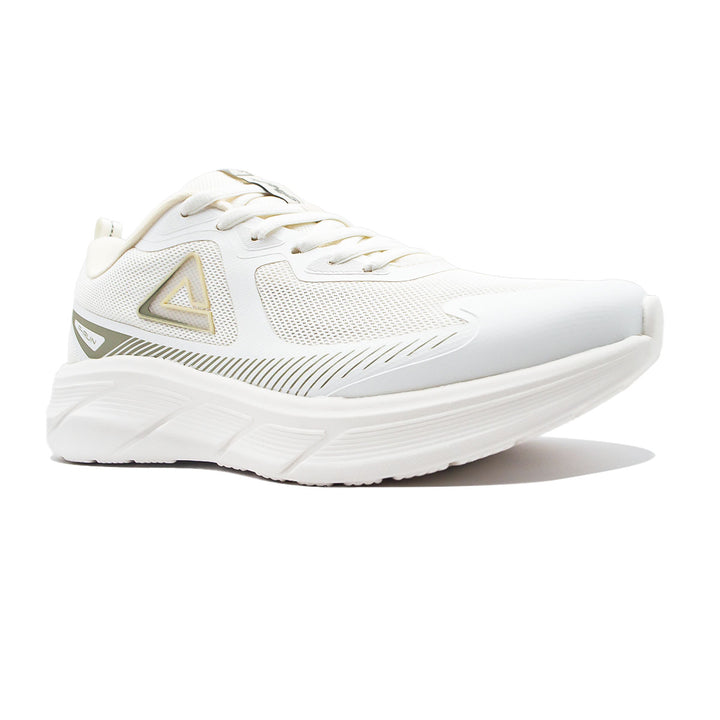 Chaussure running homme PEAK Taichi blanche - vue arrière