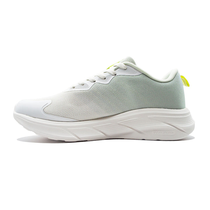 Chaussure running homme PEAK Taichi blanc vert - vue intérieure