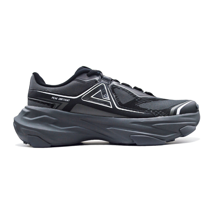 Chaussure outdoor homme PEAK Taichi noir gris argent - vue latérale