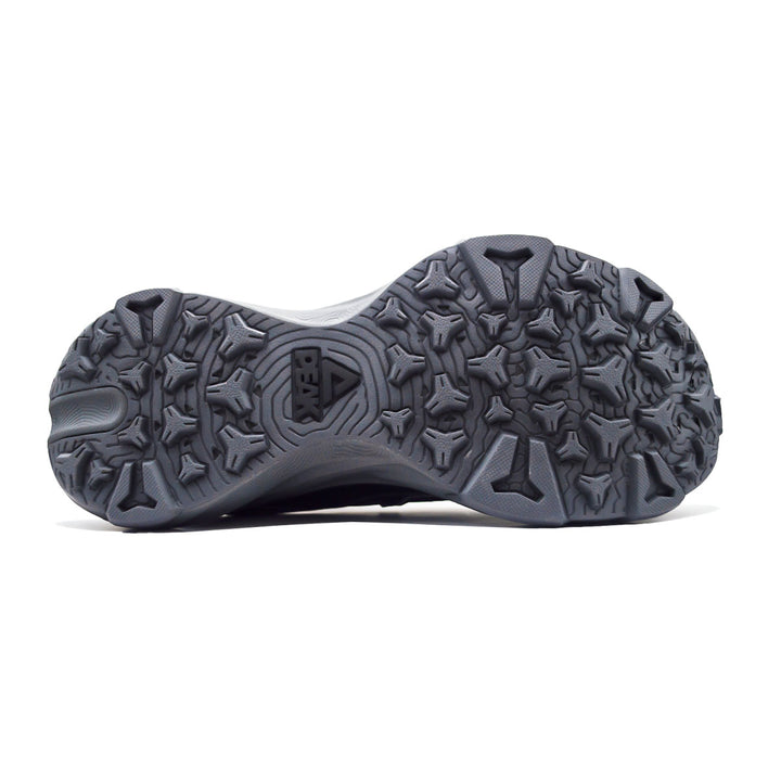 Semelle de la chaussure outdoor PEAK Taichi noir gris argent homme