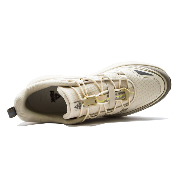 Chaussure walking homme PEAK Taichi kaki clair - vue de dessus