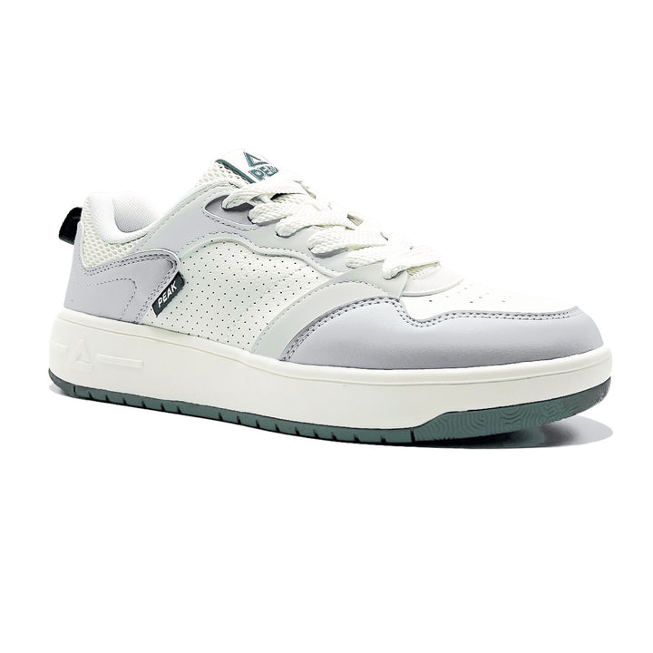 Peak Taichi Classic Flat Shoes White/Grey/Green