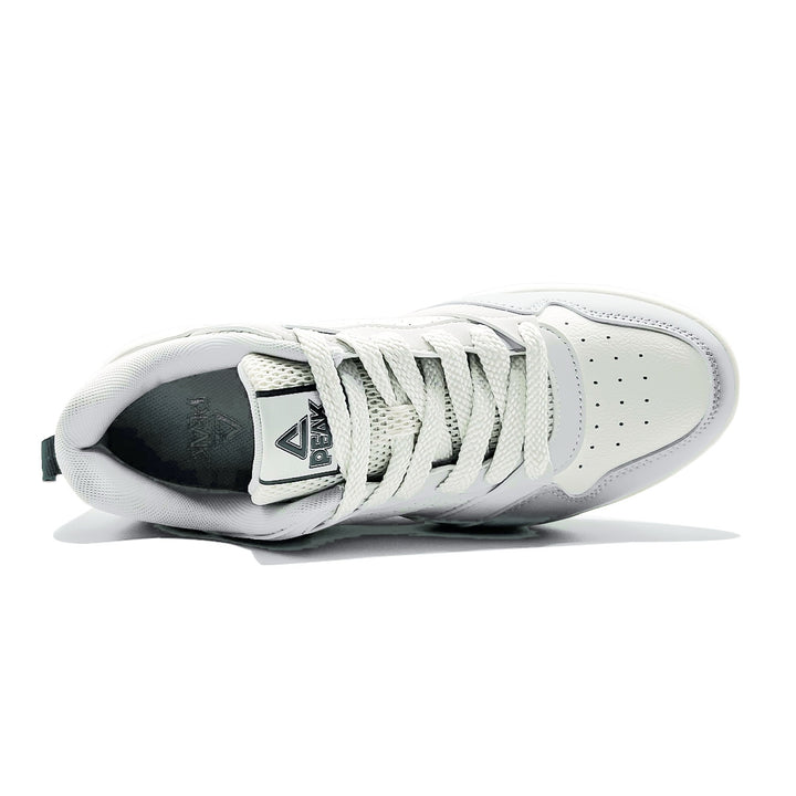 Peak Taichi Classic Flat Shoes White/Grey/Green