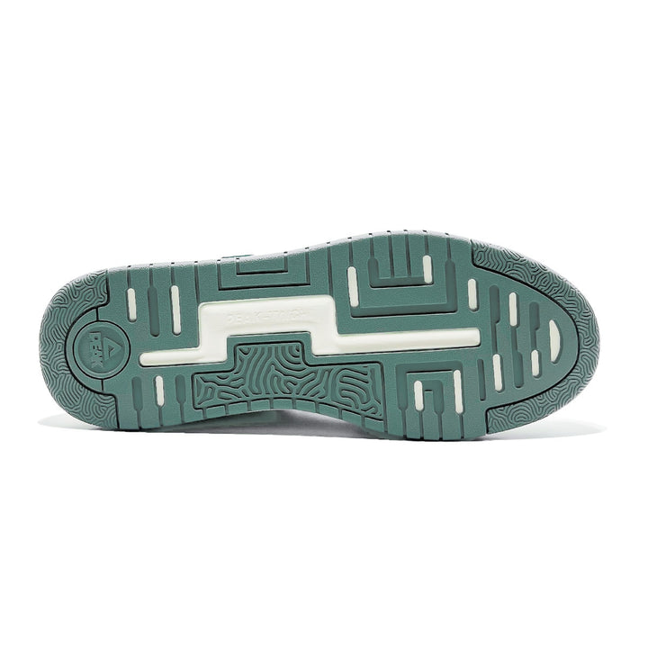 Peak Taichi Classic Flat Shoes White/Grey/Green