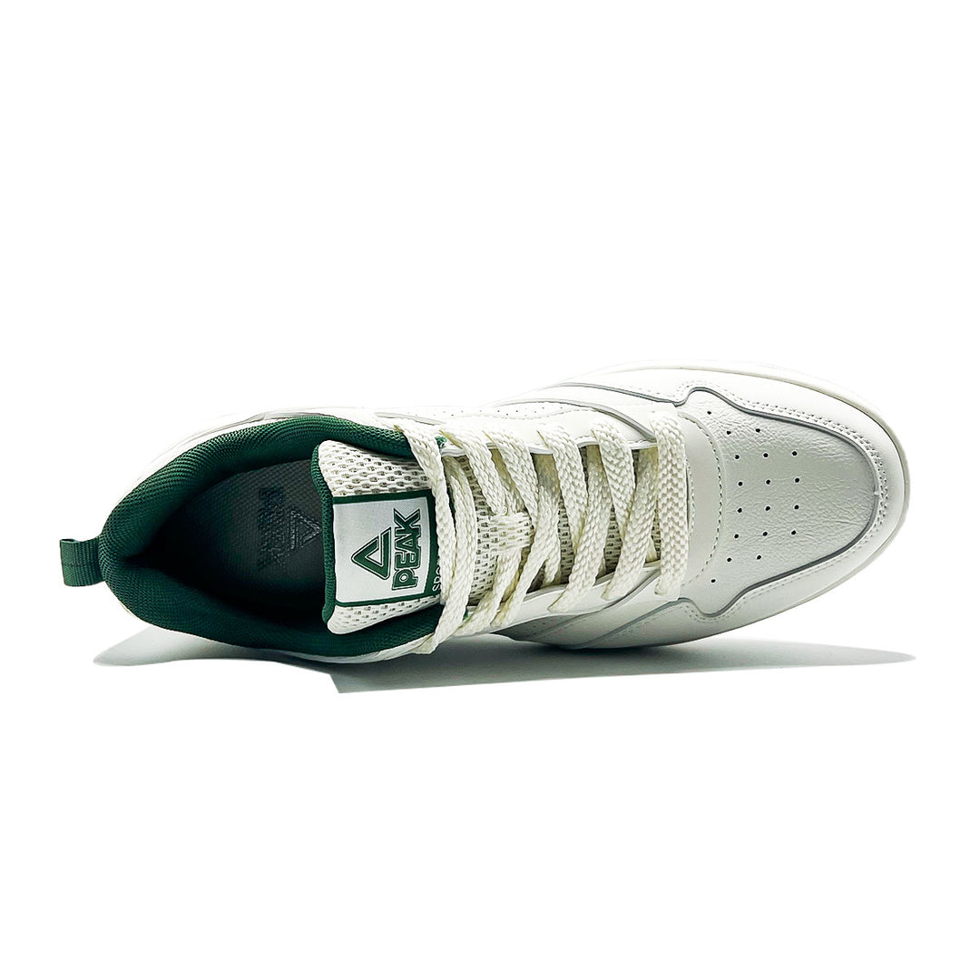 Peak Taichi Classic Flat Shoes White/Green