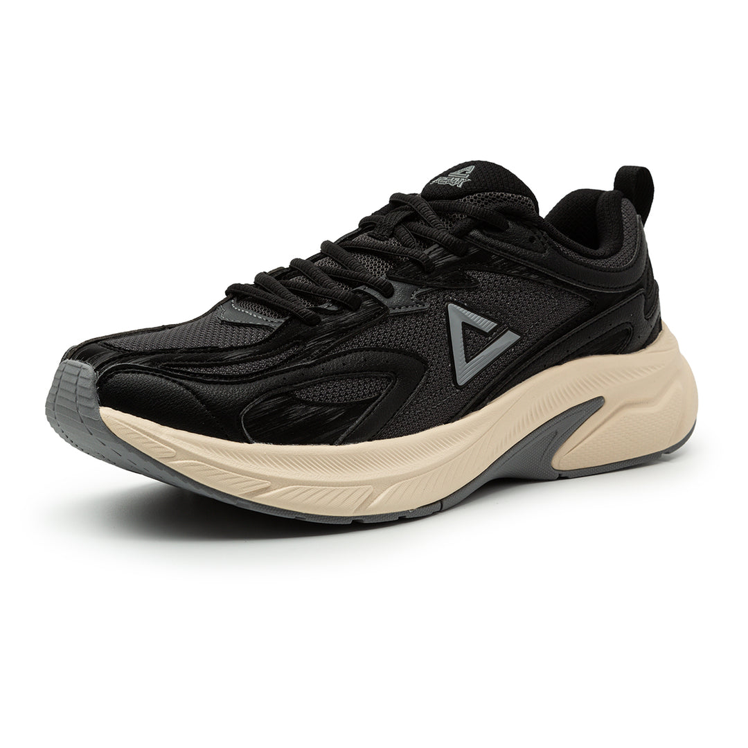 Chaussure walking homme PEAK Taichi gris foncé noir - vue intérieure