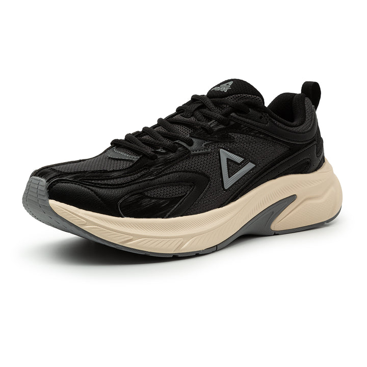 Chaussure walking homme PEAK Taichi gris foncé noir - vue intérieure