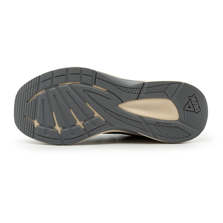 Profil de la chaussure PEAK Taichi gris foncé noir homme