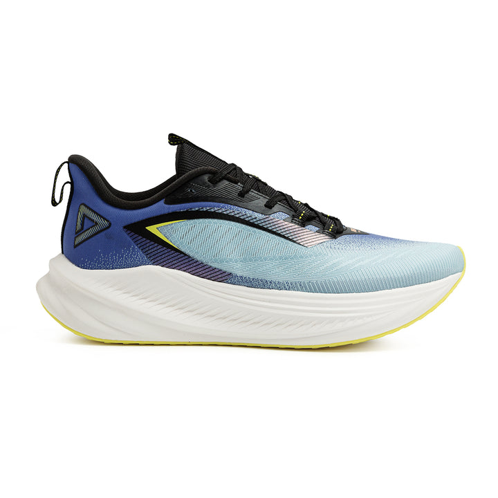 Chaussure running homme PEAK Taichi Training bleue - vue latérale