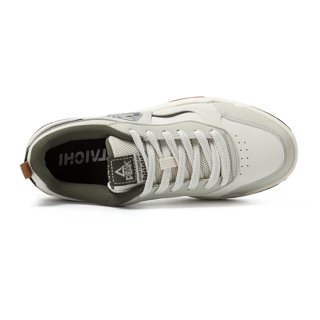 Peak Taichi Fashion Culture Shoes-White/Grey/Green White/Grey/Green