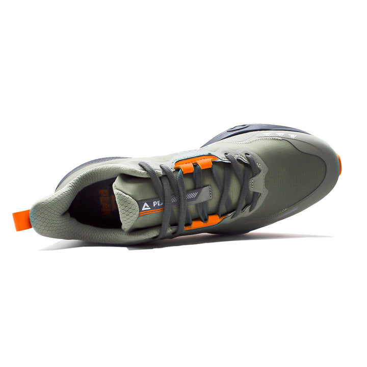 Chaussure running homme PEAK Taichi Training vert cendré - vue de dessus