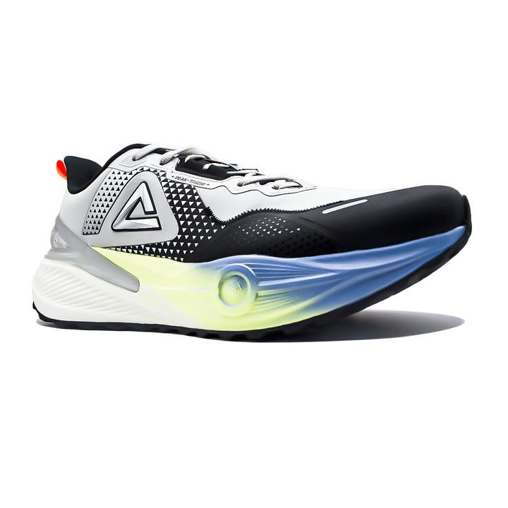 Chaussure running homme PEAK Taichi Training gris noir - vue arrière