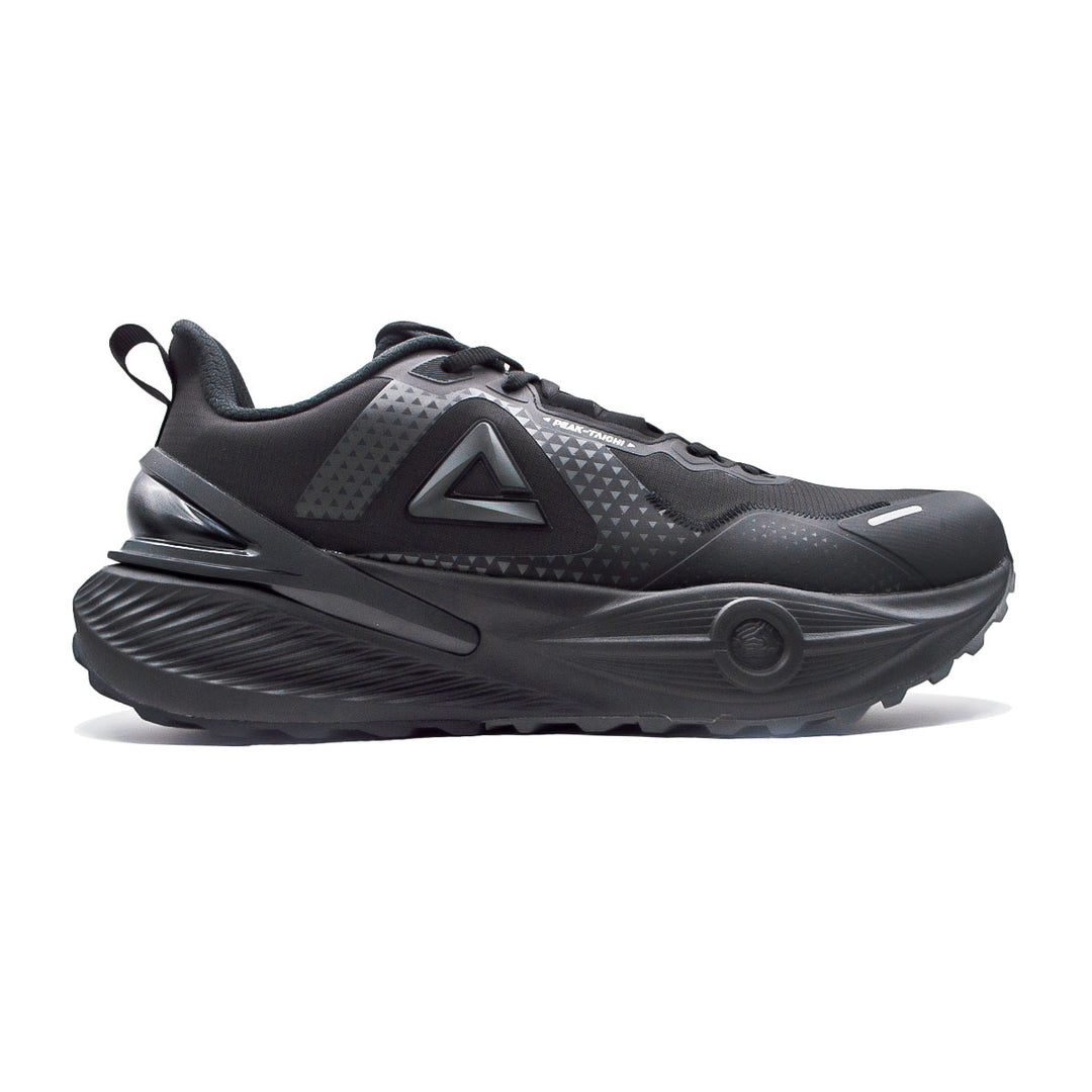 Chaussure running homme PEAK Taichi Training noire - vue latérale