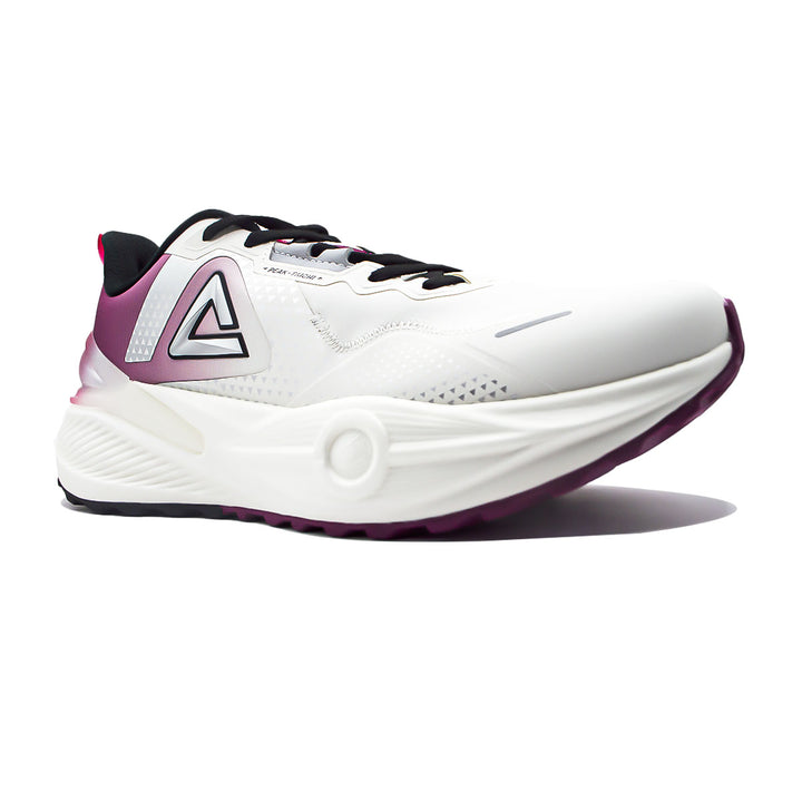 Chaussure running homme PEAK Taichi Training blanc violet - vue arrière