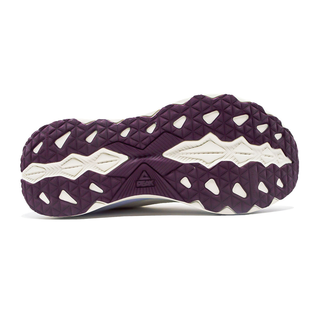 Semelle de la chaussure PEAK Taichi Training blanc canvas violet homme