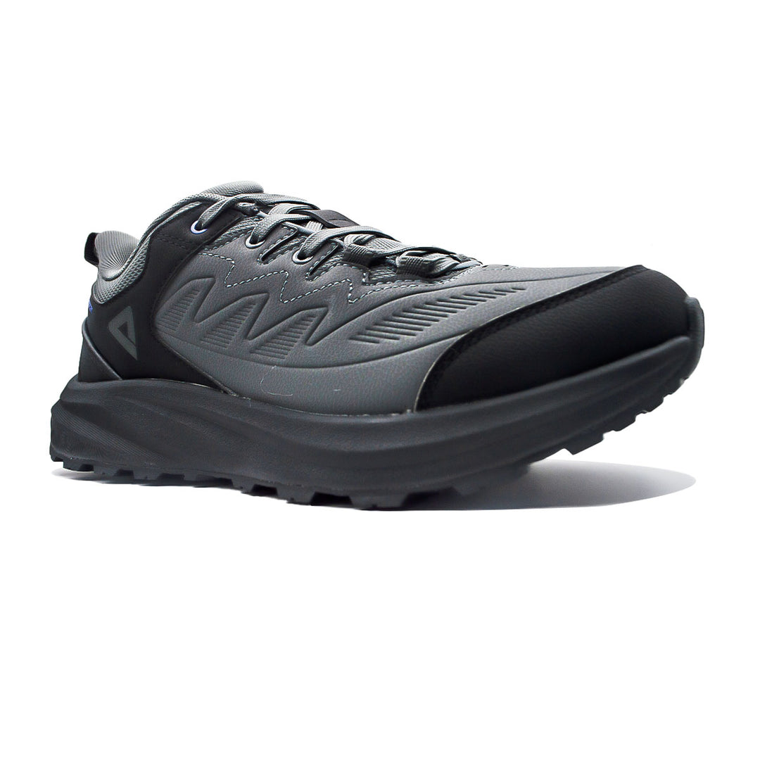 Chaussure walking homme PEAK Taichi gris noir - vue arrière