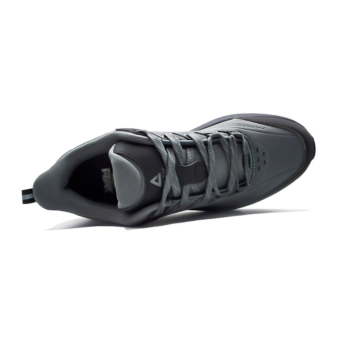 Chaussure walking homme PEAK Taichi gris noir - vue de dessus