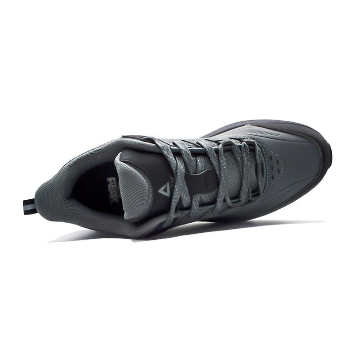 Chaussure walking homme PEAK Taichi gris noir - vue de dessus