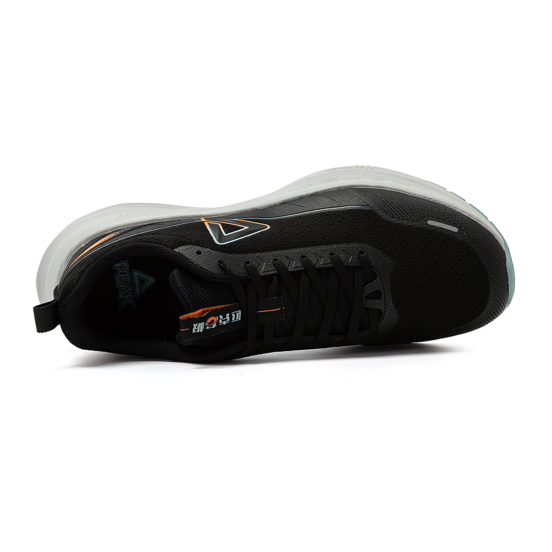 Peak Taichi Cushion Running Shoes Black/Lt.Grey