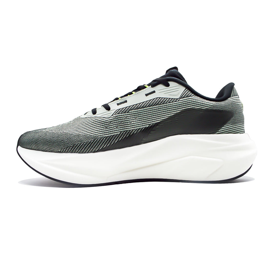Chaussure running homme PEAK Taichi Cushion noir vert - vue intérieure