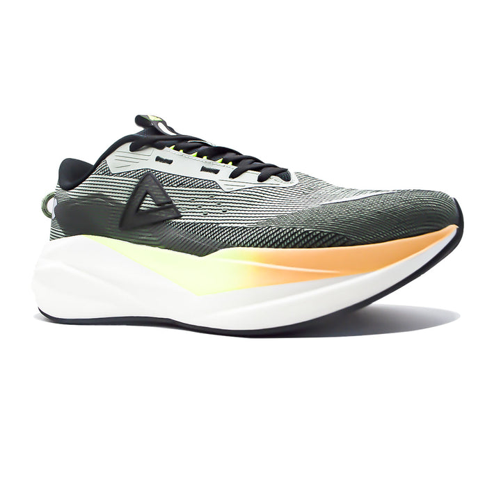 Chaussure running homme PEAK Taichi Cushion noir vert - vue arrière
