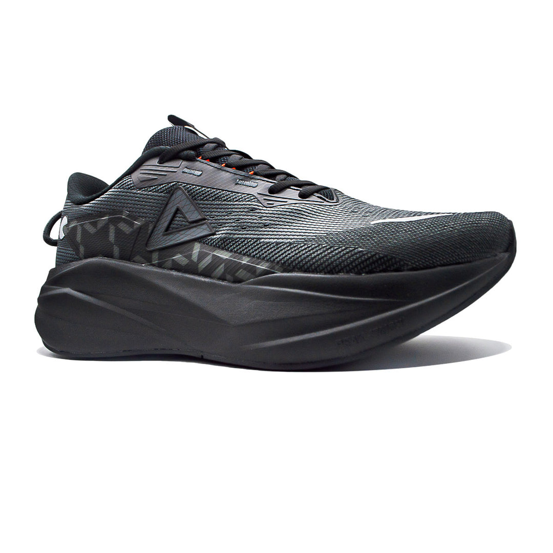 Chaussure running homme PEAK Taichi Cushion noire - vue arrière