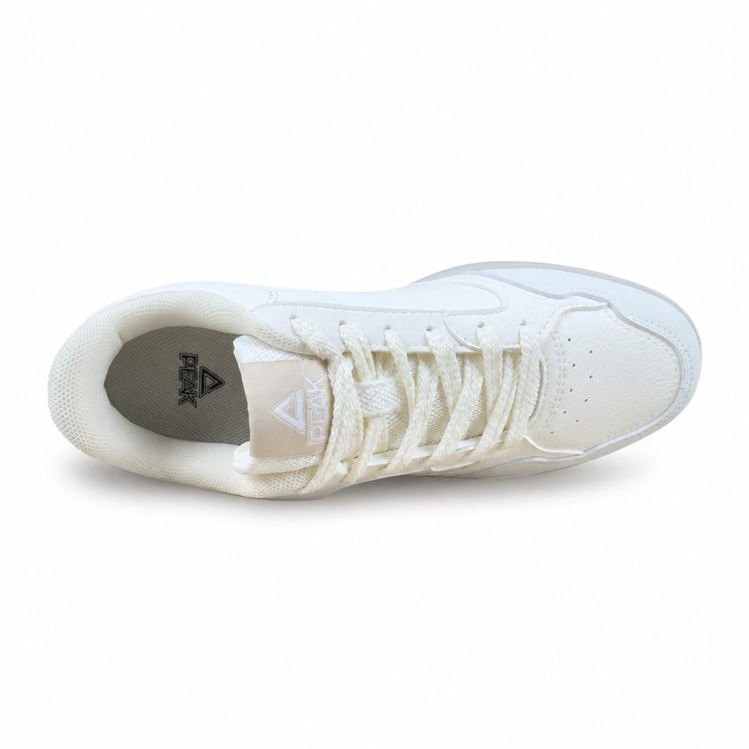 Peak Taichi Baskets Casual Blanc/Kaki Femme