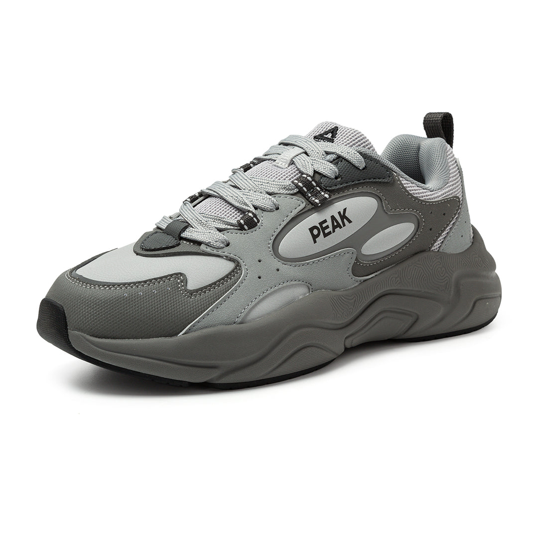 Peak Taichi Retro Casual Shoes Grey
