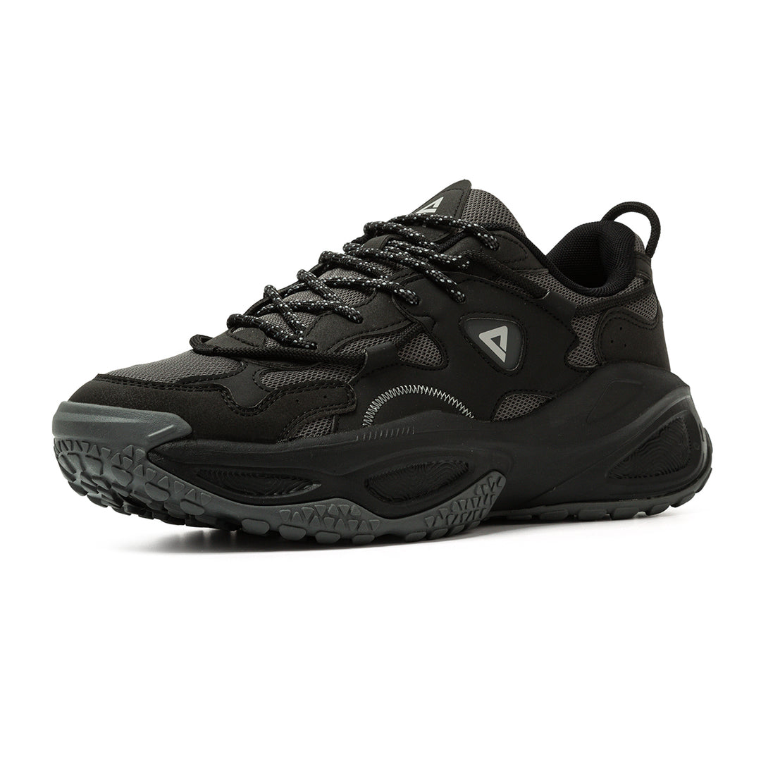 Peak Taichi Retro Casual Shoes-Black/Magnetic Grey Black/Magnetic Grey