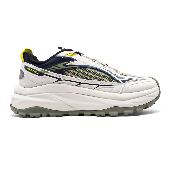 Chaussure outdoor homme PEAK Taichi kaki vert - vue latérale