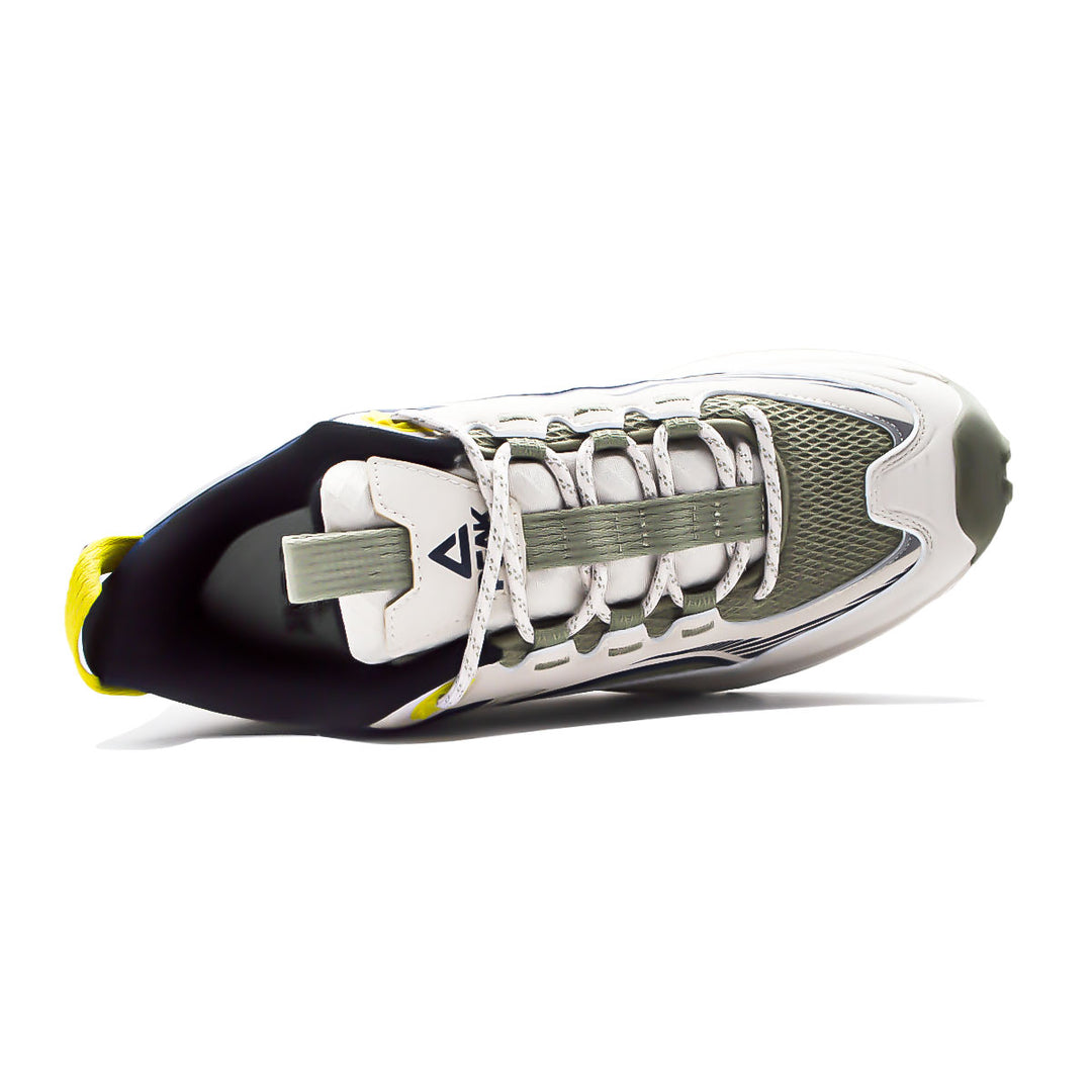 Chaussure outdoor homme PEAK Taichi kaki vert - vue de dessus
