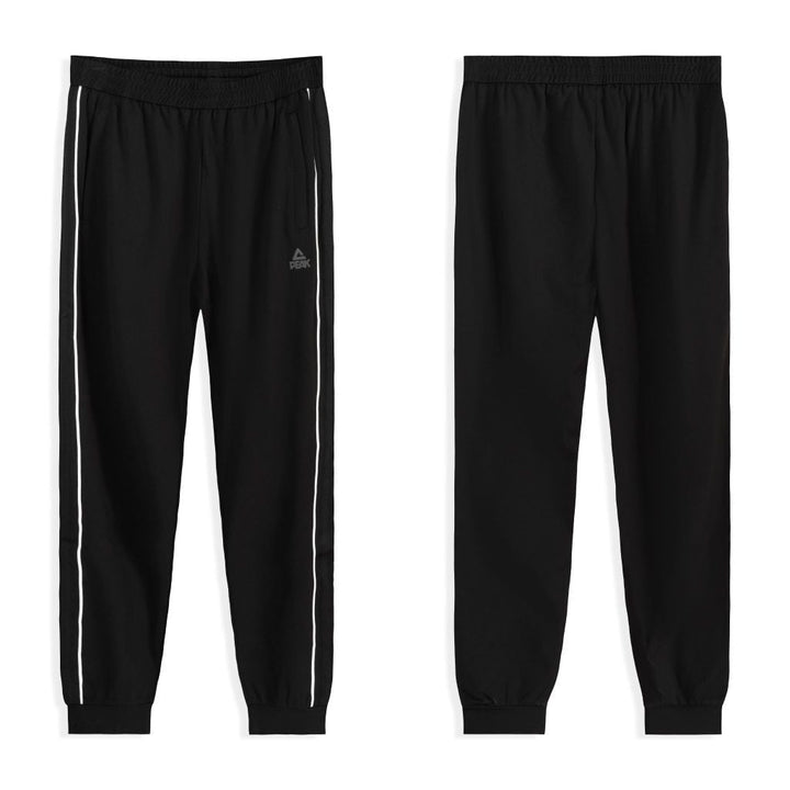 Logo PEAK sur ensemble survêtement noir homme