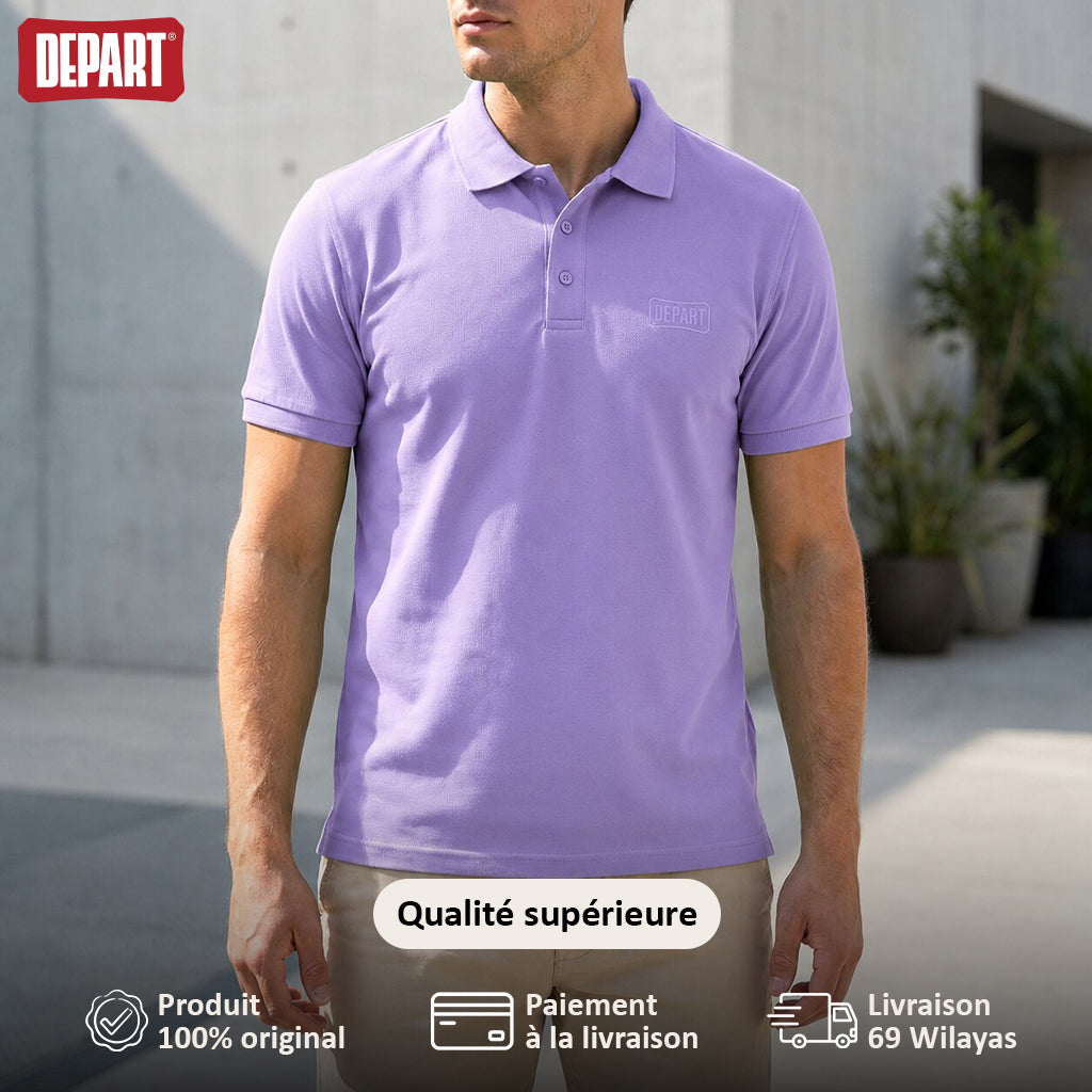 DEPART POLO MEN LILAC
