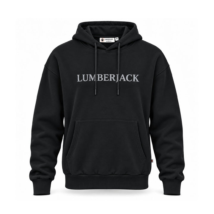 LUMBERJACK HORIZONTAL PAFF LOGO HOODIE BLACK