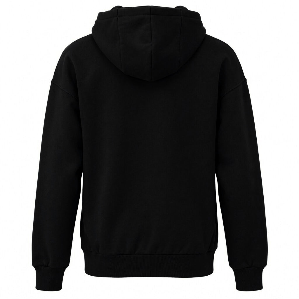 LUMBERJACK BIG ITALY LOGO HOODIE BLACK