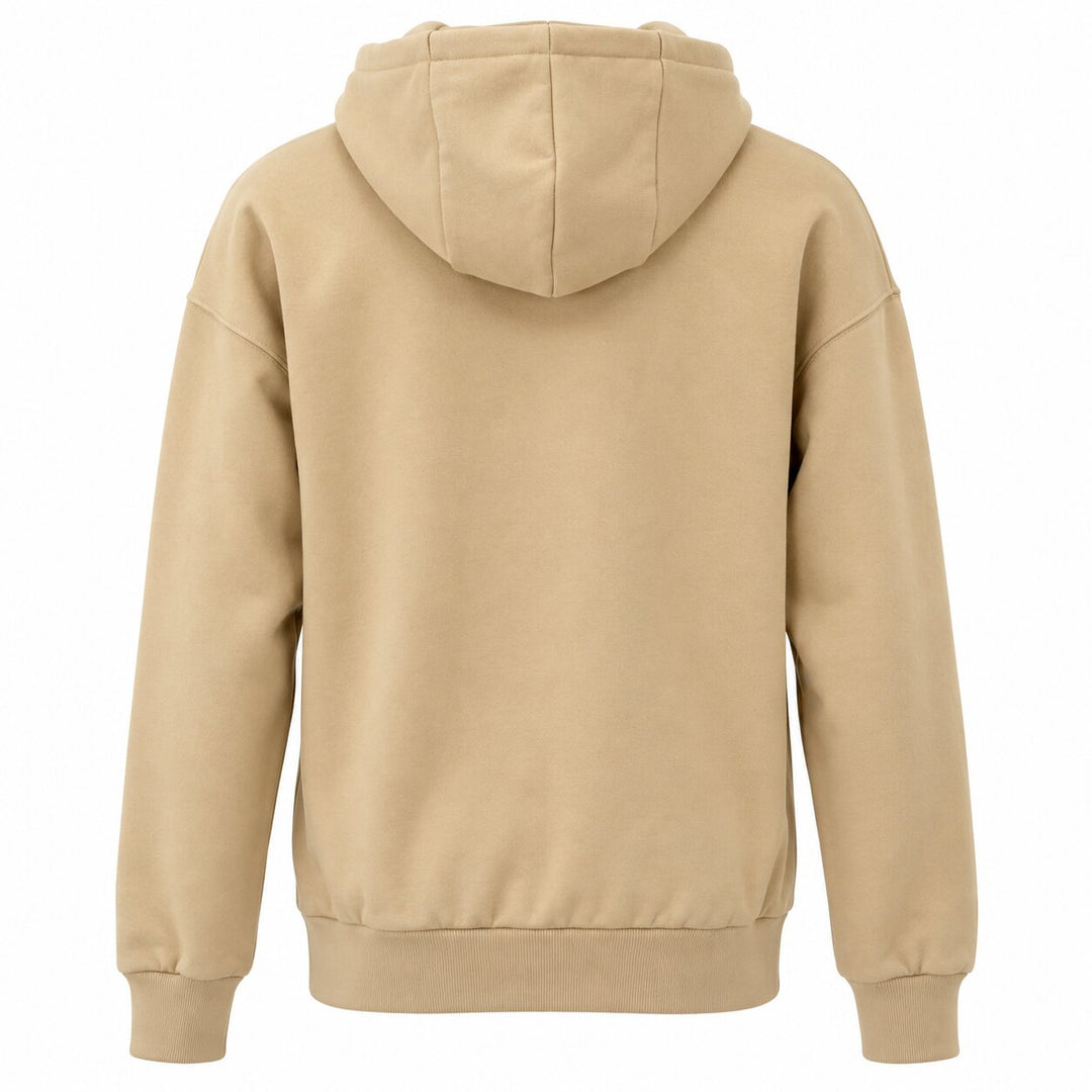 LUMBERJACK BIG ITALY LOGO HOODIE LIGHT BROWN