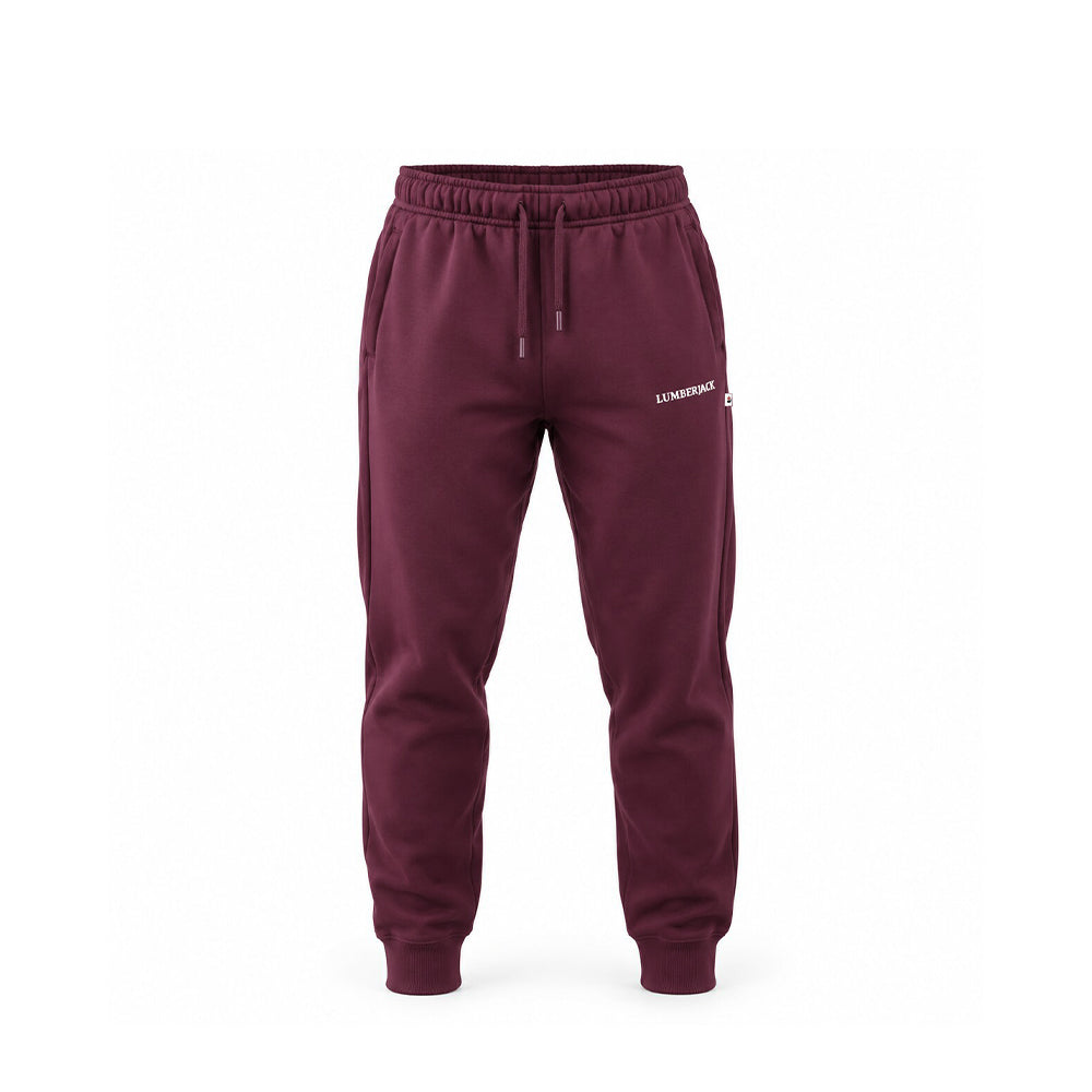 LUMBERJACK HORIZONTAL PAFF LOGO JOGGER BURGENDY