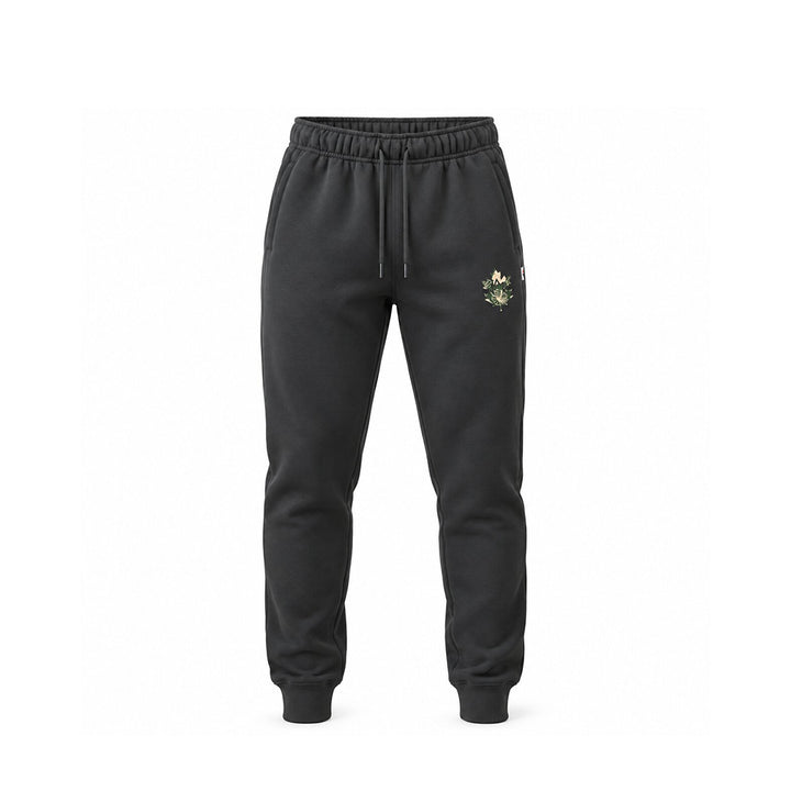 LUMBERJACK MINI PRINT CAMOUFLAGE LOGO JOGGER DARK GREY