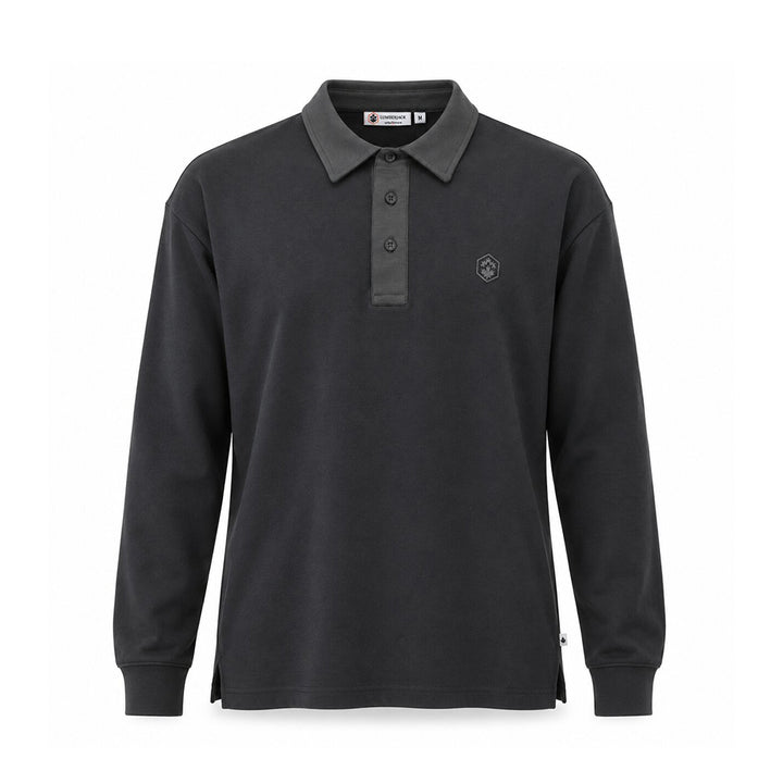 LUMBERJACK MINI EMBROIDERY LOGO RUGBY LOGO GREY