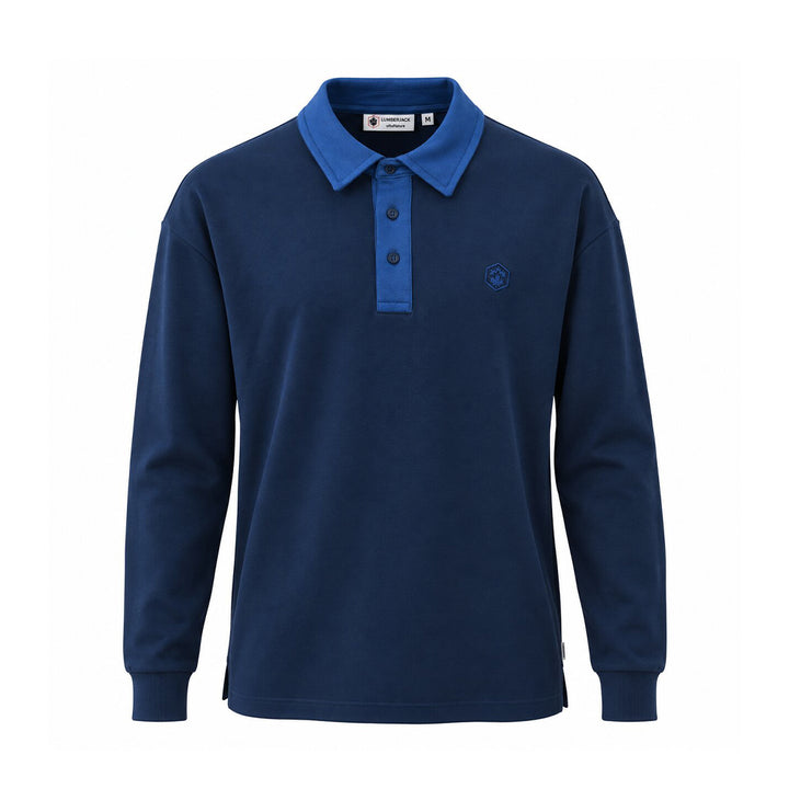 LUMBERJACK MINI EMBROIDERY LOGO RUGBY LOGO NAVY